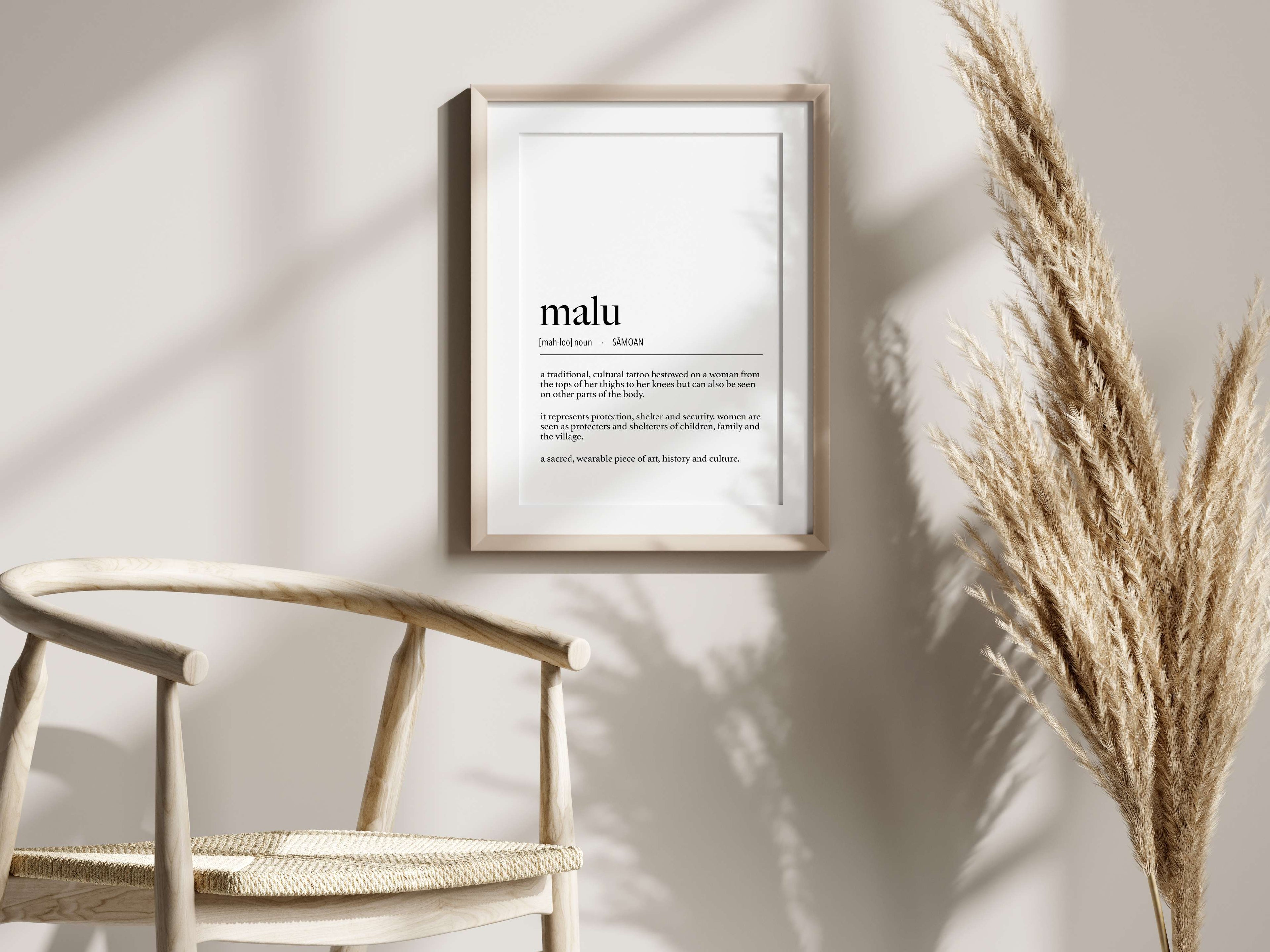 Samoa Malu (Female Tattoo) Definition Digital Download