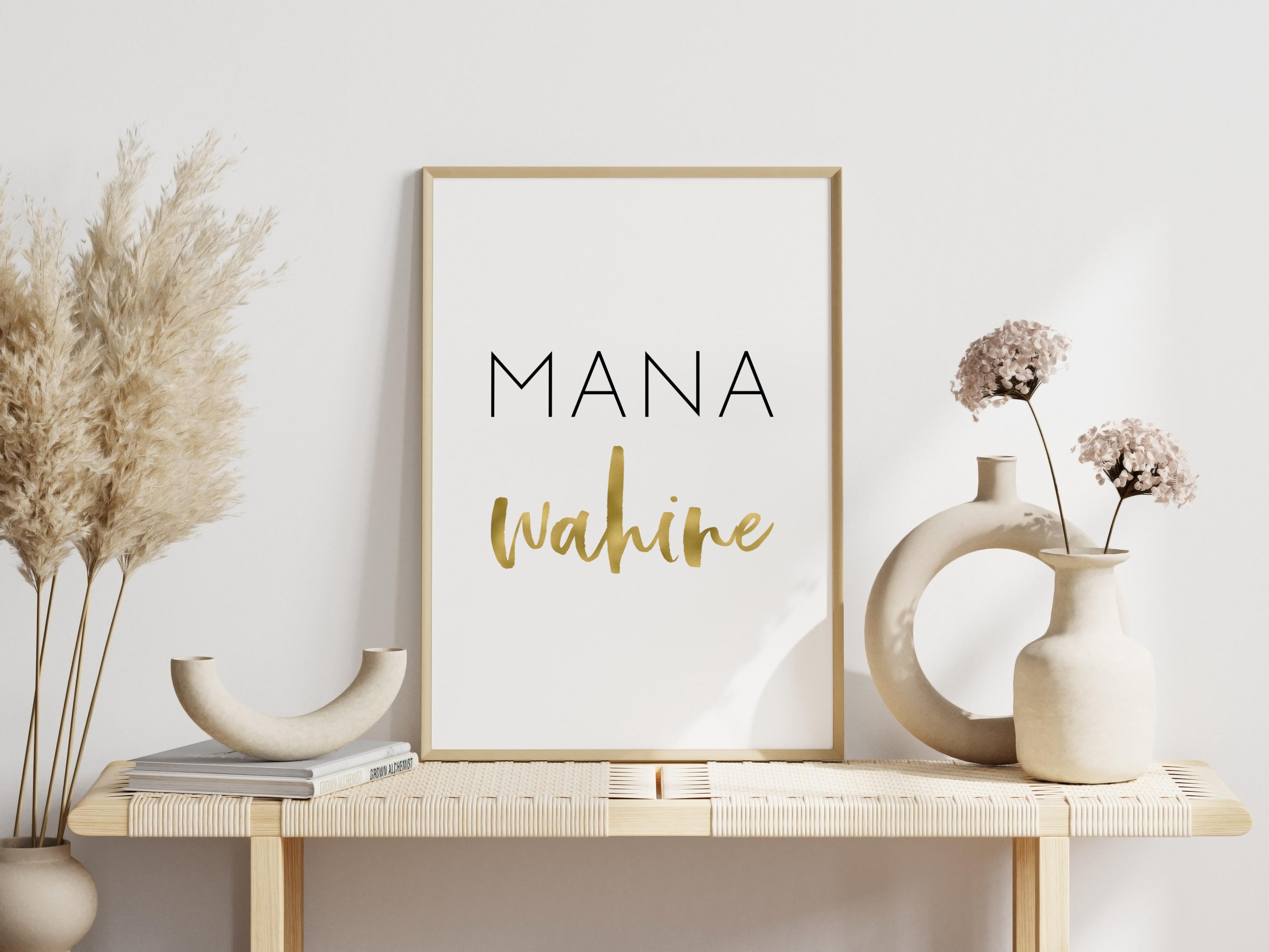 Hawaii Mana Wahine (Powerful Woman) Gold Digital File