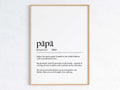 Maori Pāpā (Father) Definition Digital Print