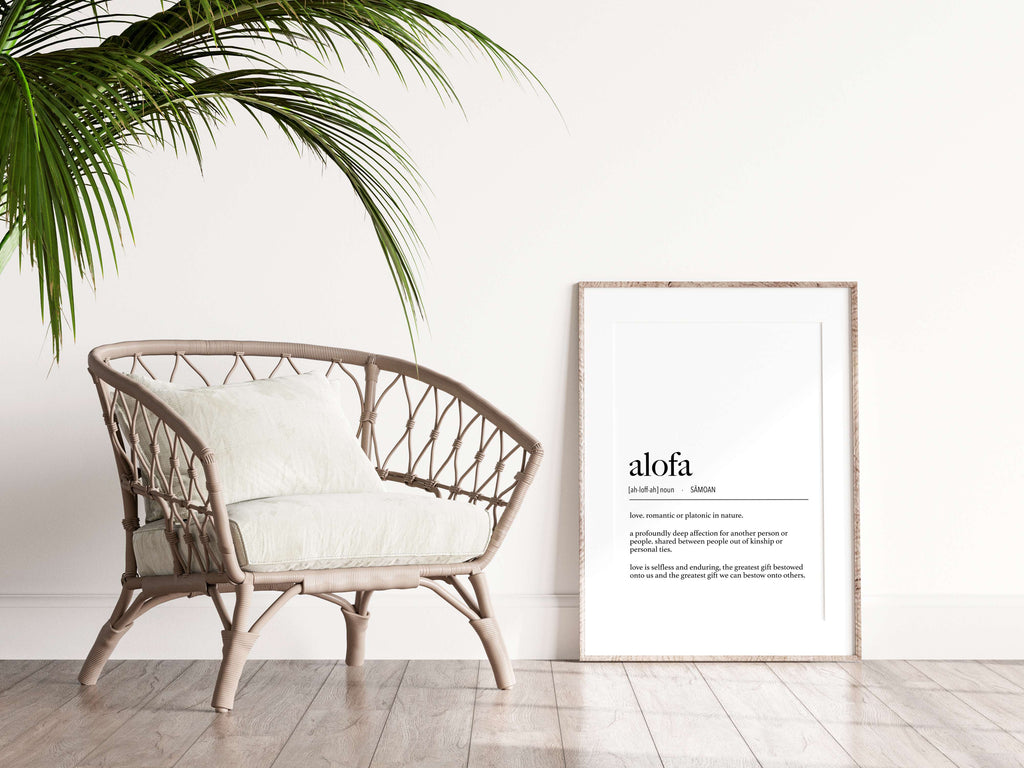 Samoa Alofa (Love) Definition Digital Download