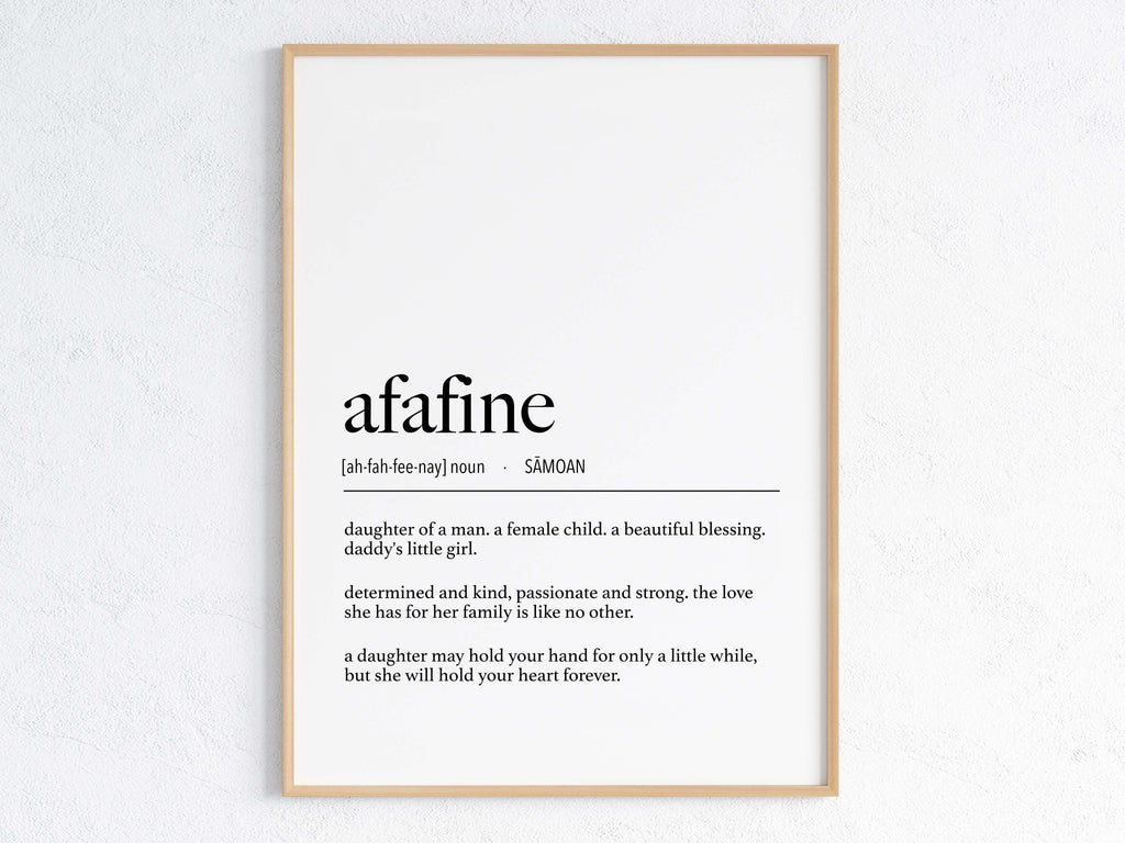 Samoa Afafine (Daughter of a Man) Definition Digital Download
