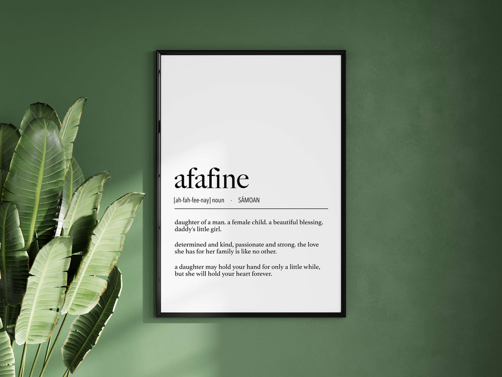Samoa Afafine (Daughter of a Man) Definition Digital Download
