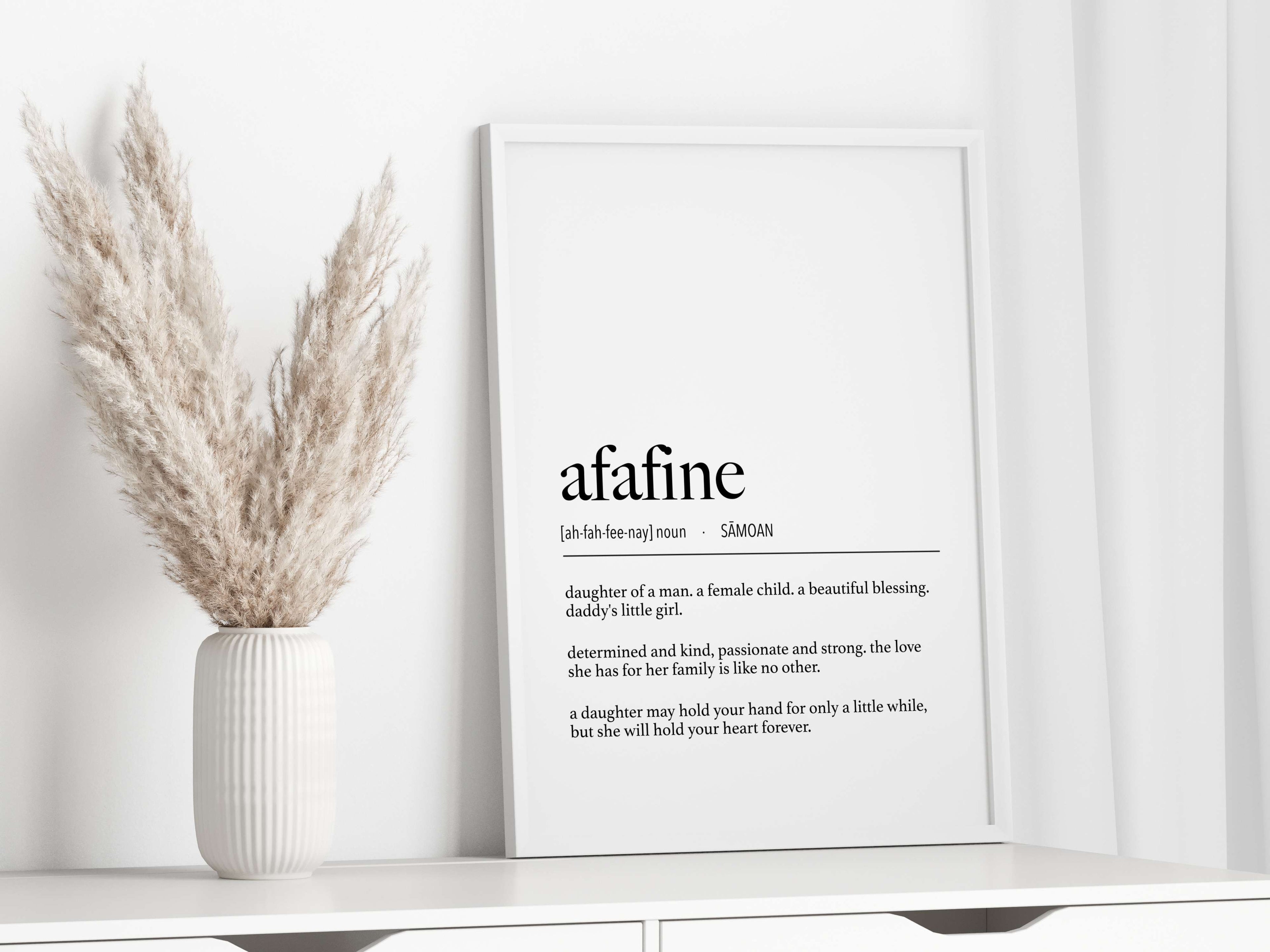 Samoa Afafine (Daughter of a Man) Definition Digital Download