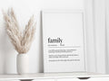 English Family Definition Digital Download