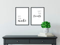 Digital Do The Mahi, Get The Treats (Double) Maori New Zealand Print / Set of 2 / Instant Download