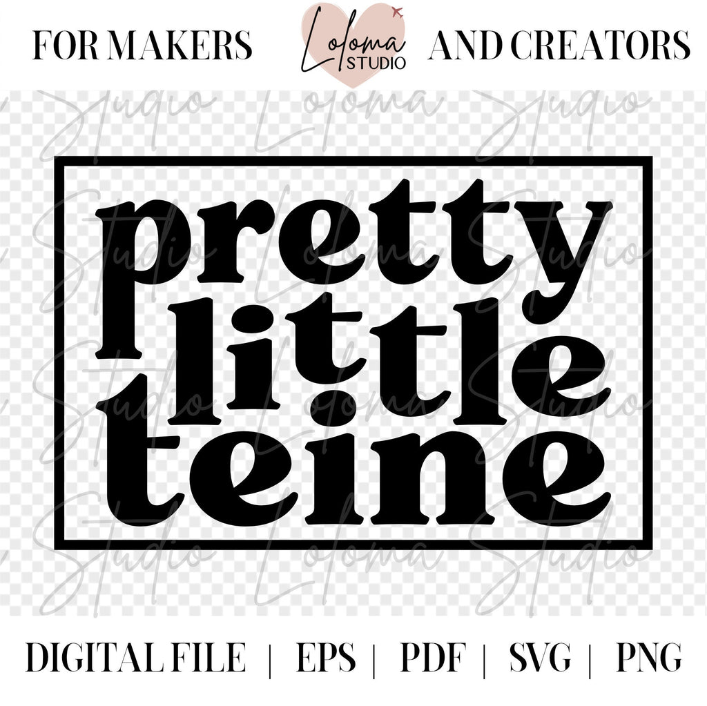 Samoa Pretty Little Teine (Pretty Little Girl) SVG Design - SVG cut file, polynesian art, cricut design, SVG files for cricut, png, eps, pdf