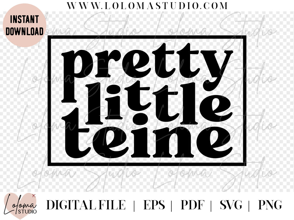 Samoa Pretty Little Teine (Pretty Little Girl) SVG Design - SVG cut file, polynesian art, cricut design, SVG files for cricut, png, eps, pdf
