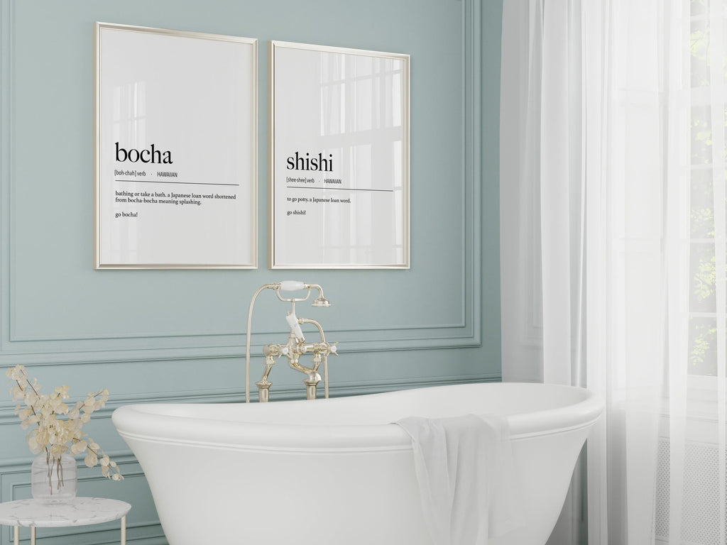 Digital Hawaii Bocha (Bathe) Definition Print / Instant Download