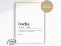Digital Hawaii Bocha (Bathe) Definition Print / Instant Download