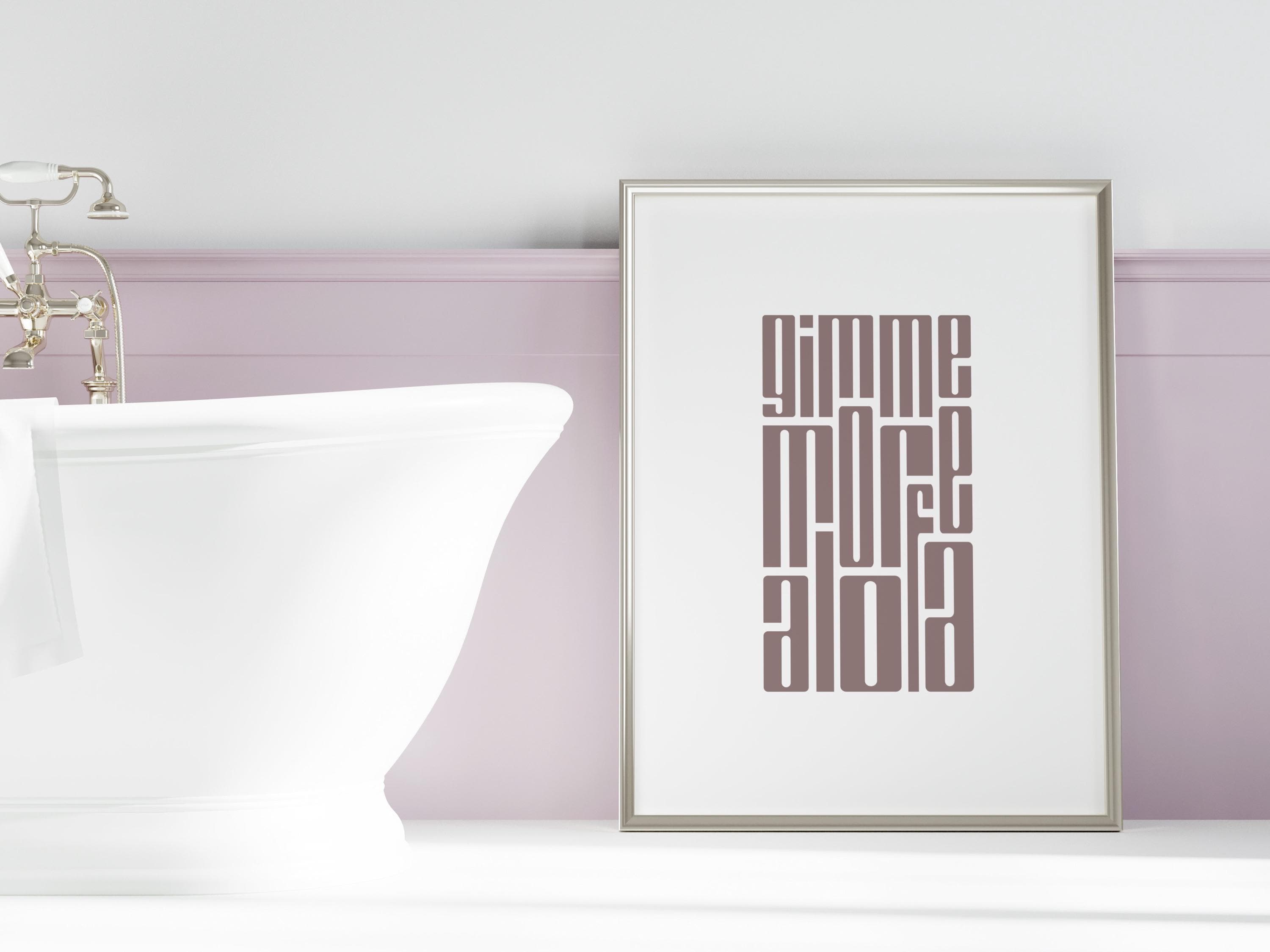 Samoa Gimme More Alofa (Love) Digital Print / Gagana Samoa / Typography Print / Samoan Home Decor / Fun Quote Poster / Samoan Artwork
