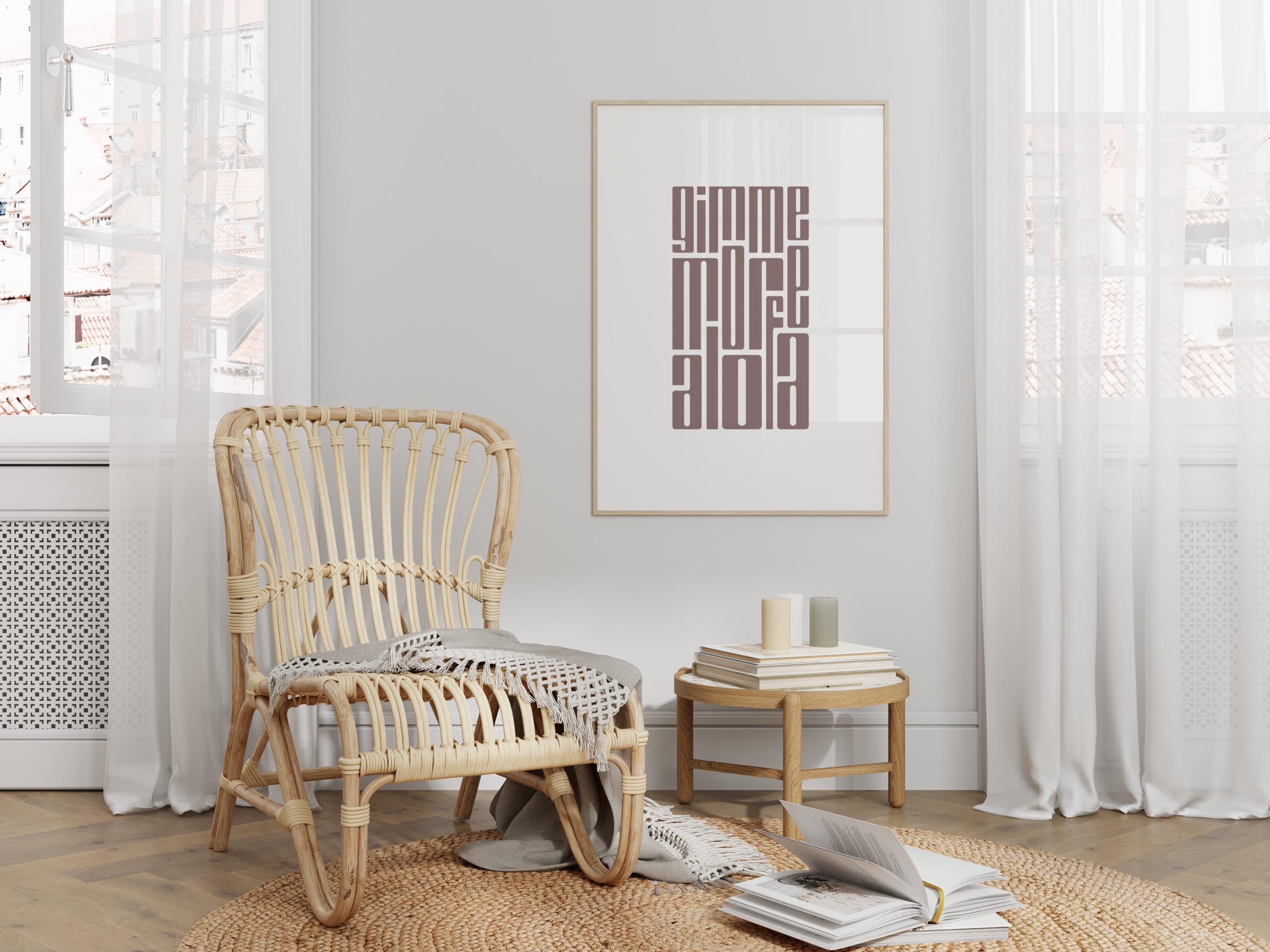 Samoa Gimme More Alofa (Love) Digital Print / Gagana Samoa / Typography Print / Samoan Home Decor / Fun Quote Poster / Samoan Artwork
