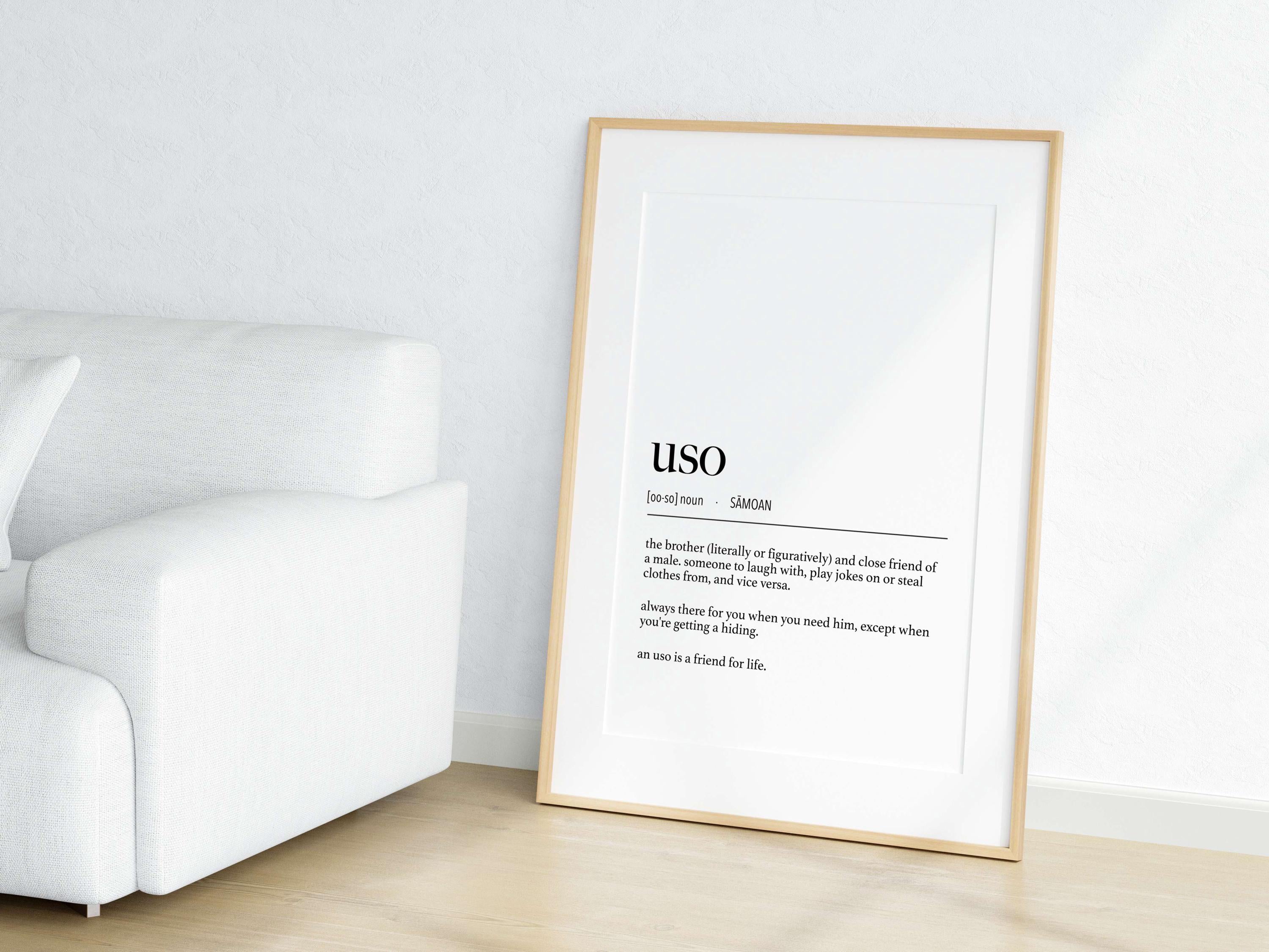 Samoa Uso (Brother) Definition Digital Print