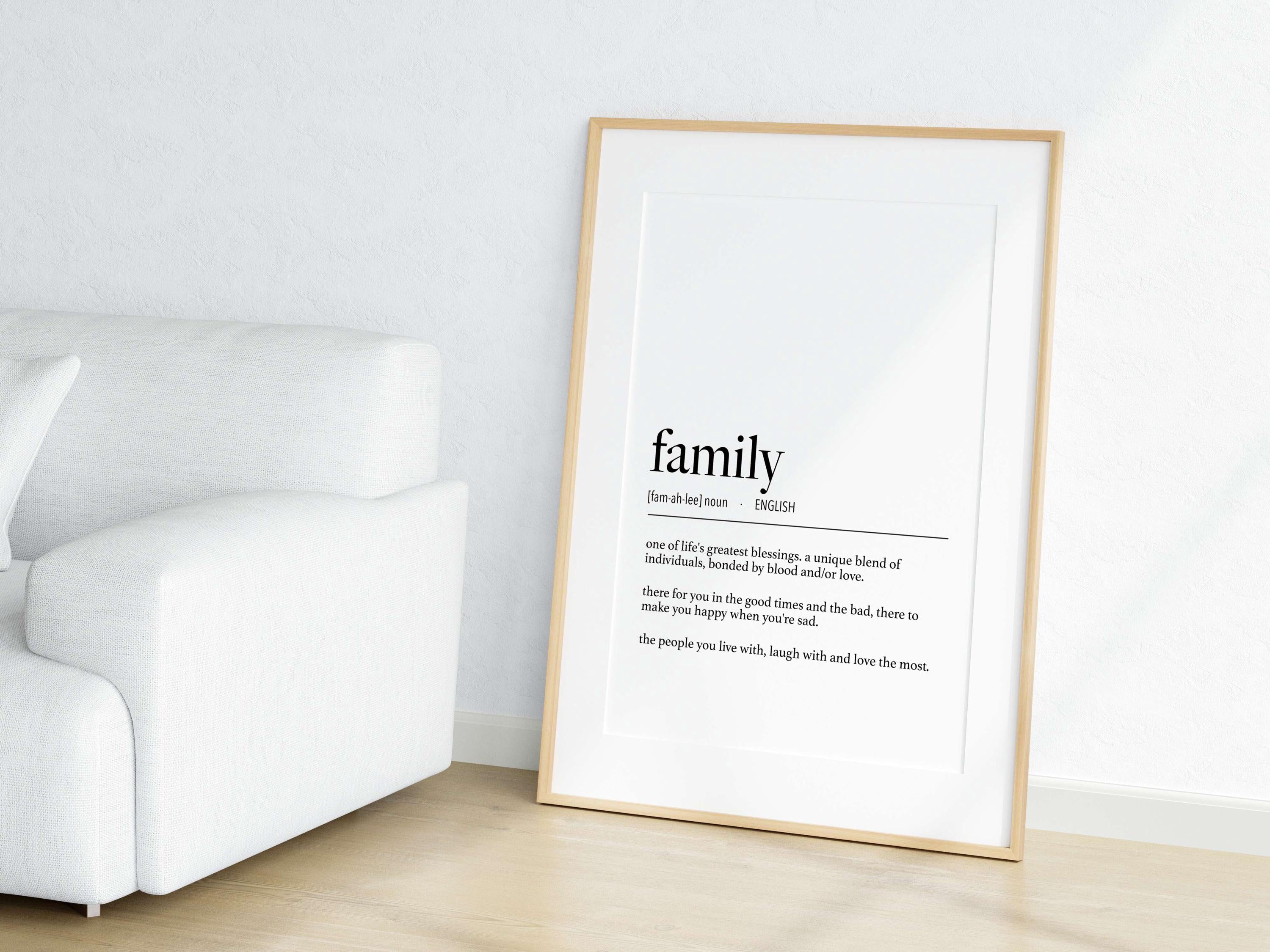 English Father Definition Digital Print