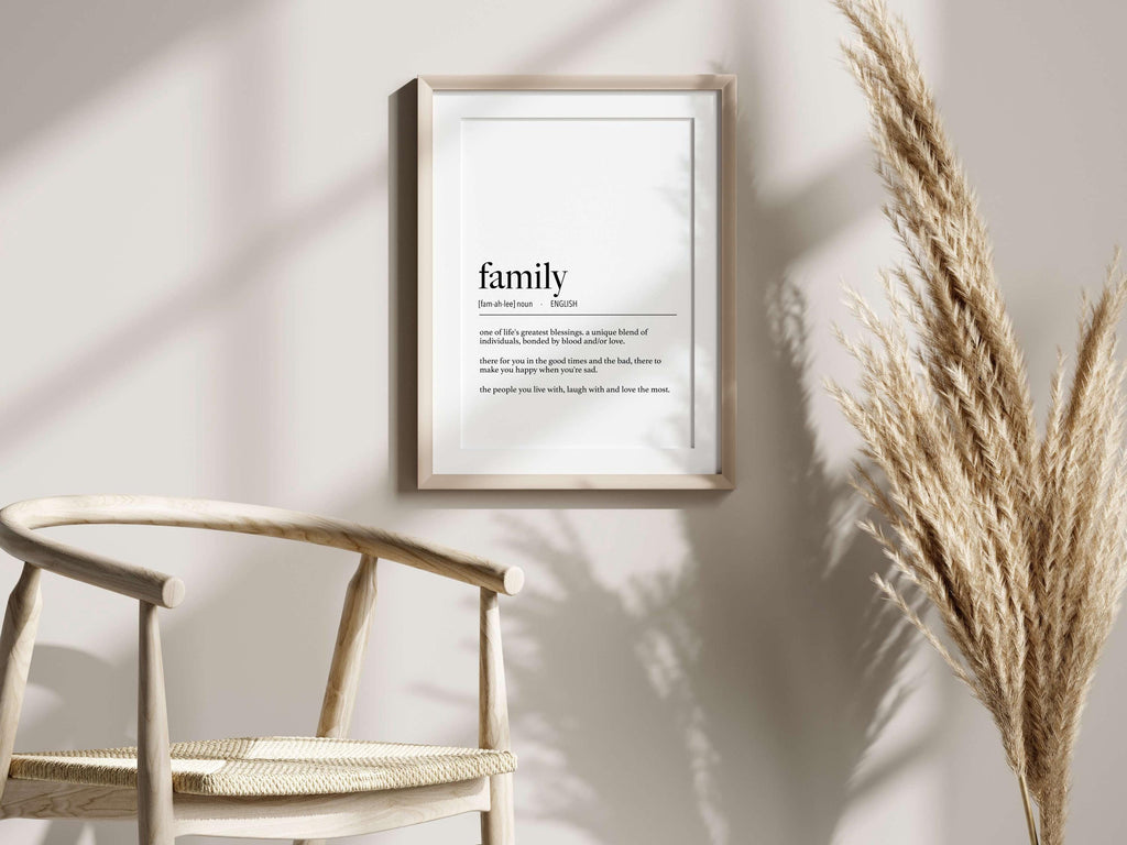 English Father Definition Digital Print