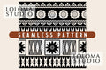 Fijian Masi Seamless Pattern - Tapa Print - SVG - PNG - PDF (Digital Download)